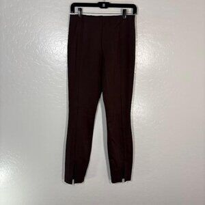 Lululemon Pants Womens 6 Brown Split Hem High Rise Slim Leg Yoga Athletic